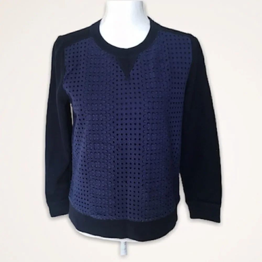 J Crew Eyelet Cut Out Sweater